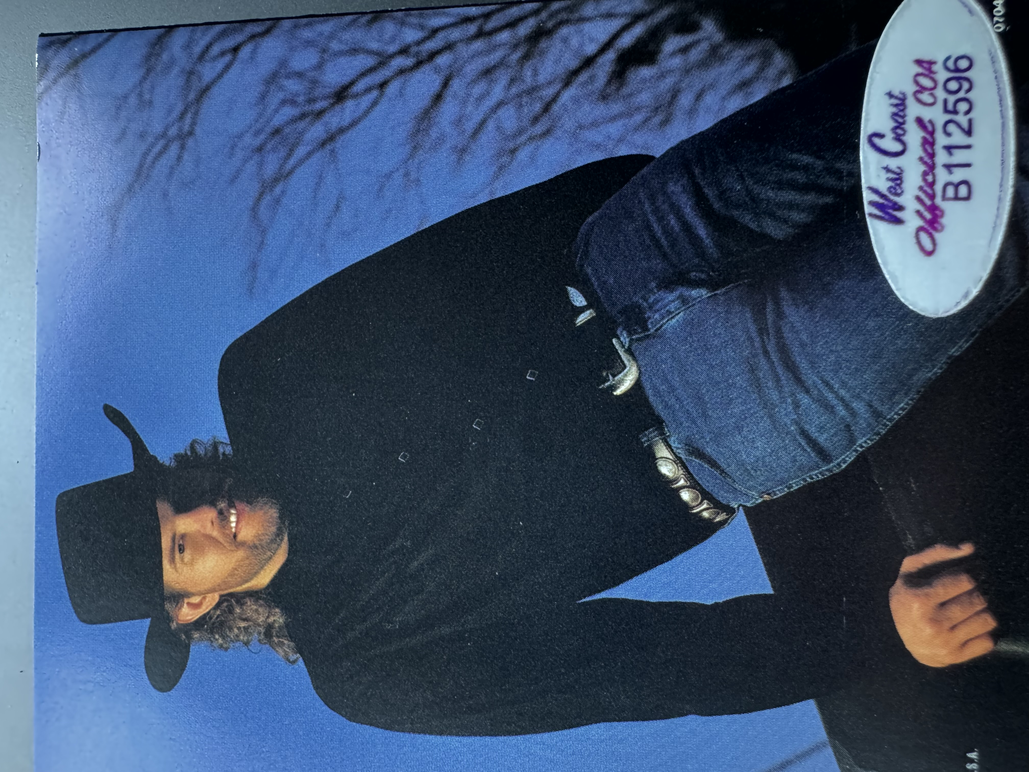 B 112596 Toby Keith boomtown signed autograph CD booklet