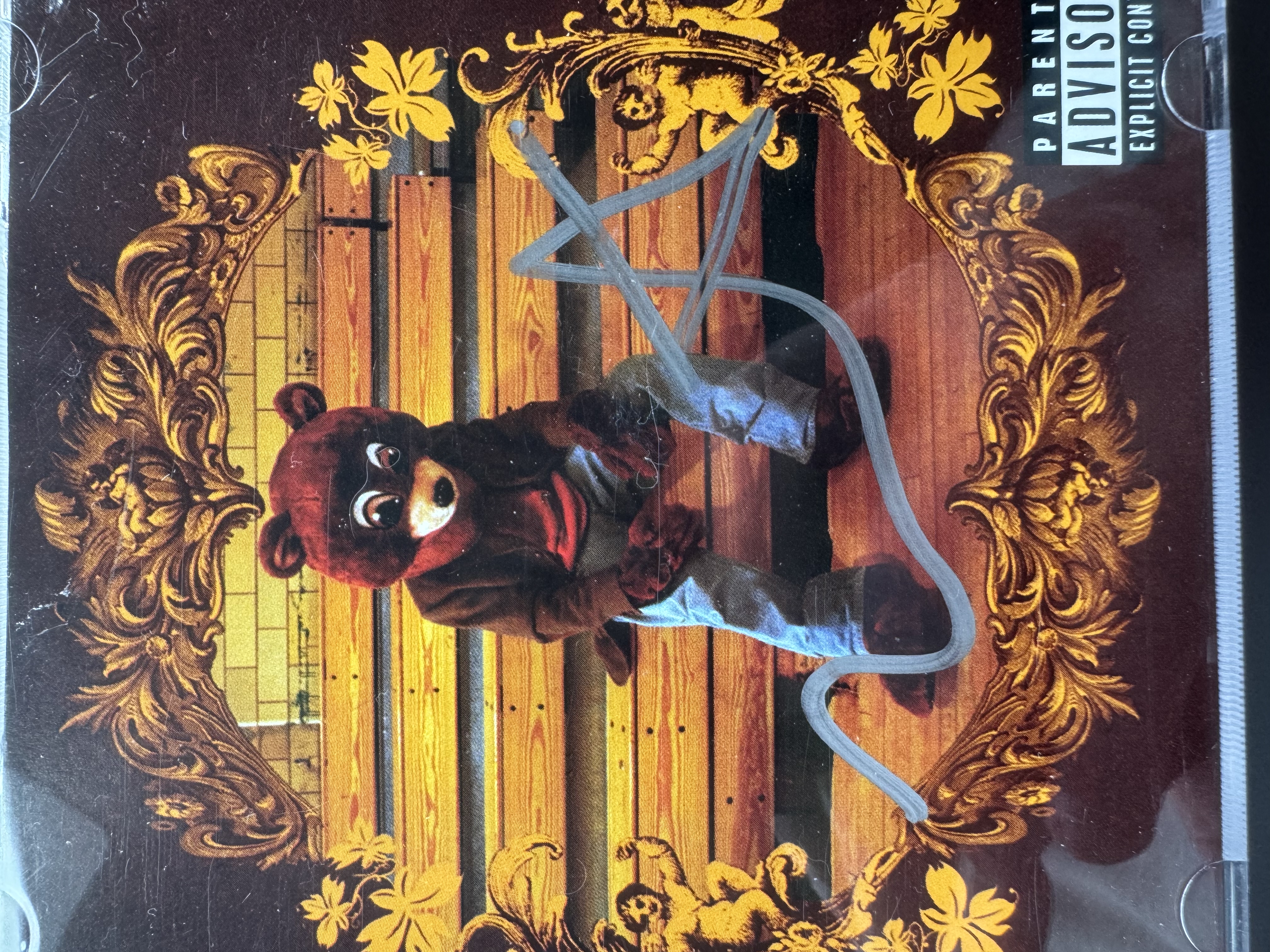 B1261 Kanye West, The College Dropout, signed autographed CD booklet