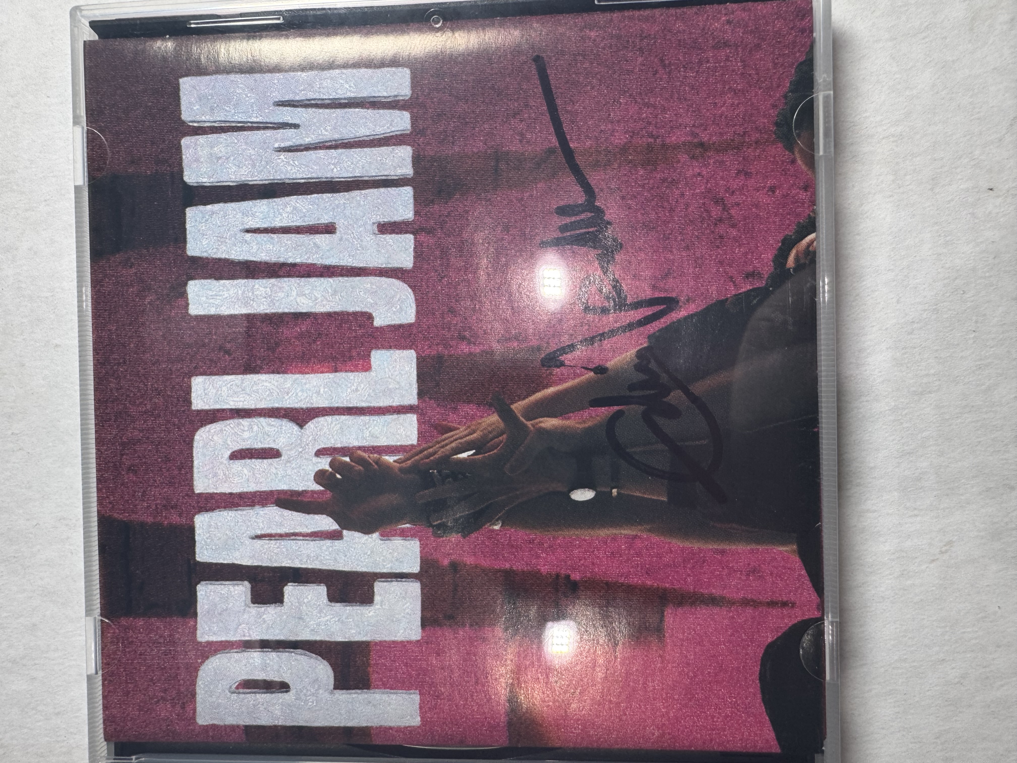 B112853 Pearl Jam ten signed autograph CD signed by Eddie Vedder