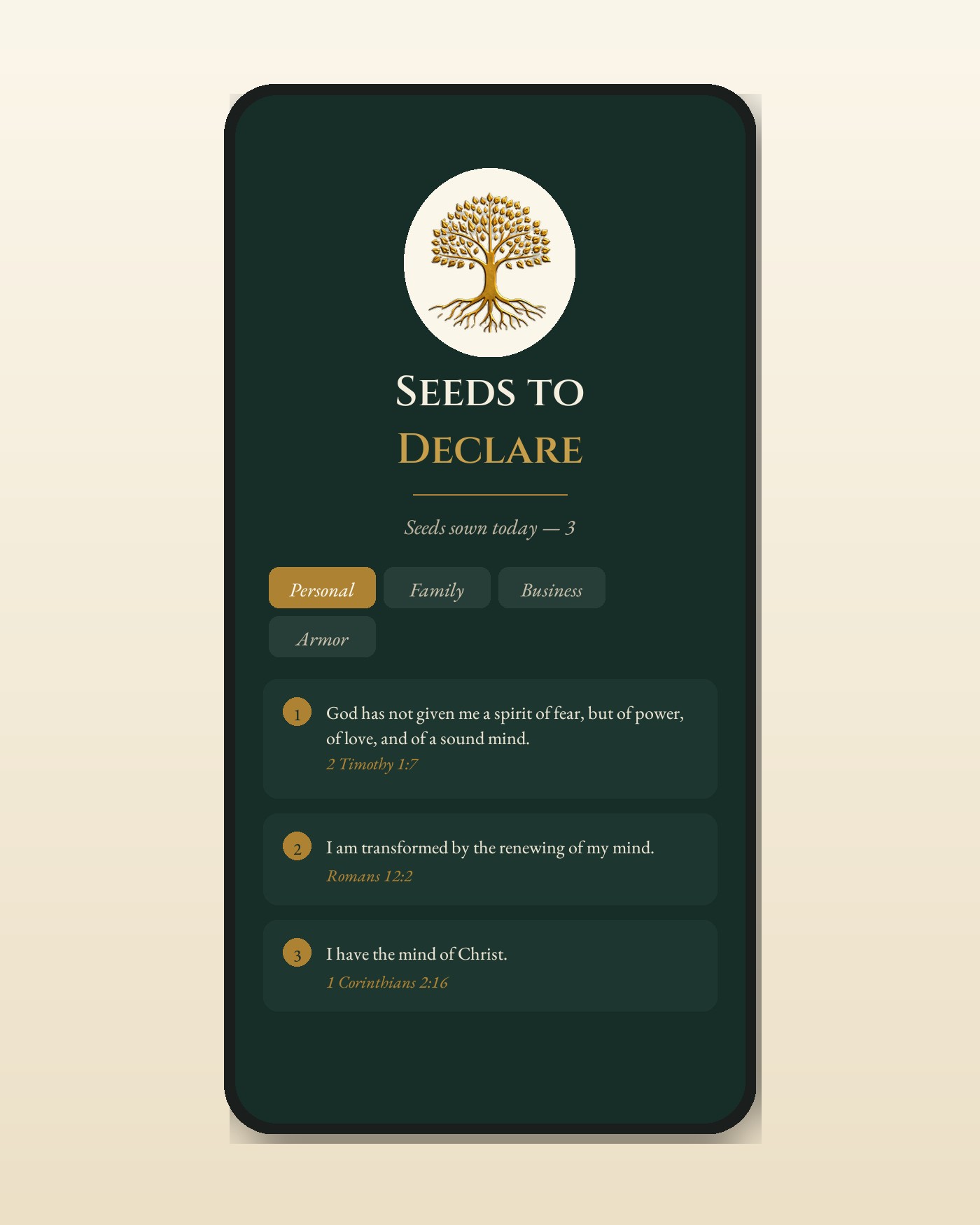 Seeds to Declare — The Declaration App