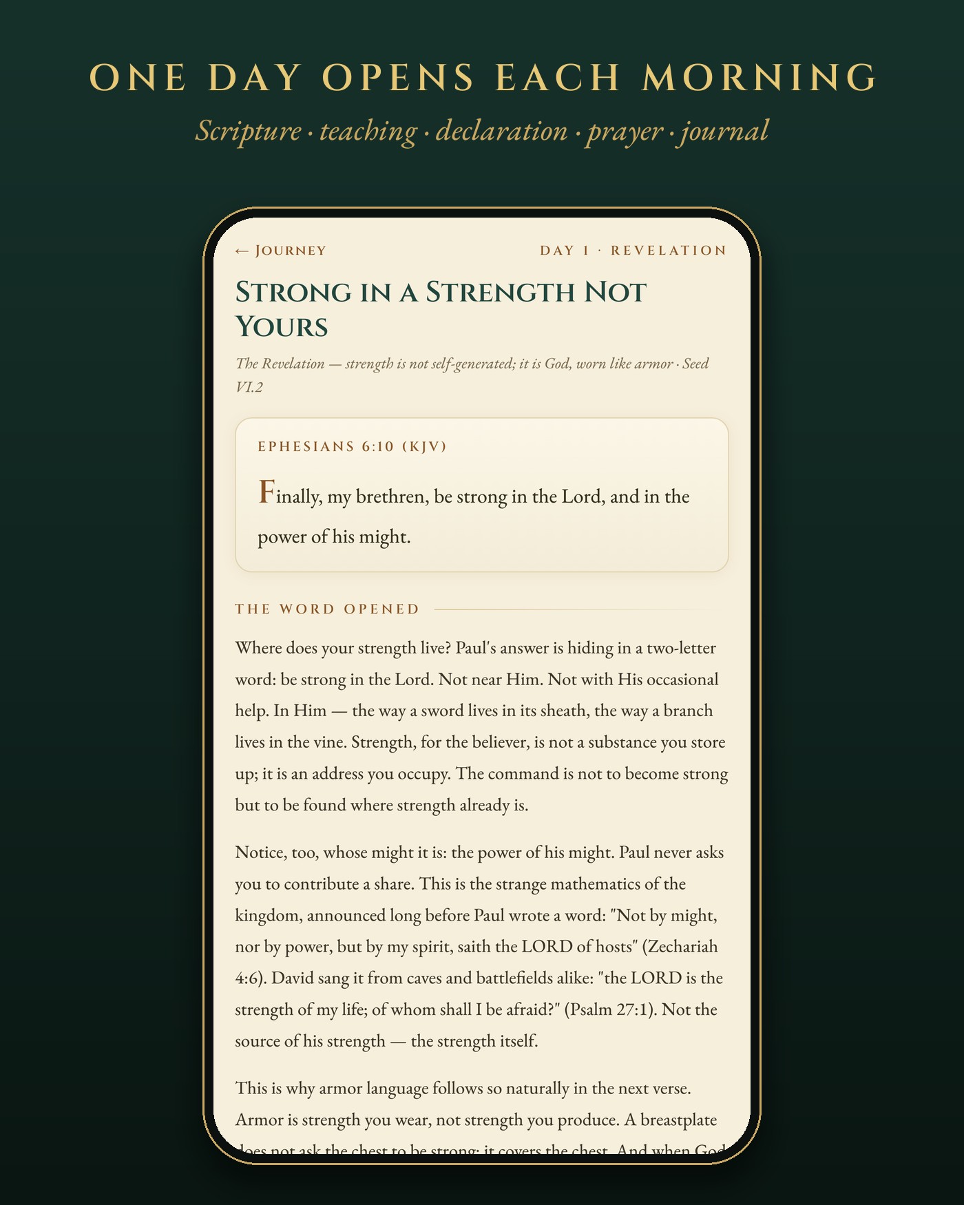 Clothed in Fire — The 40-Day Armor of God Journey
