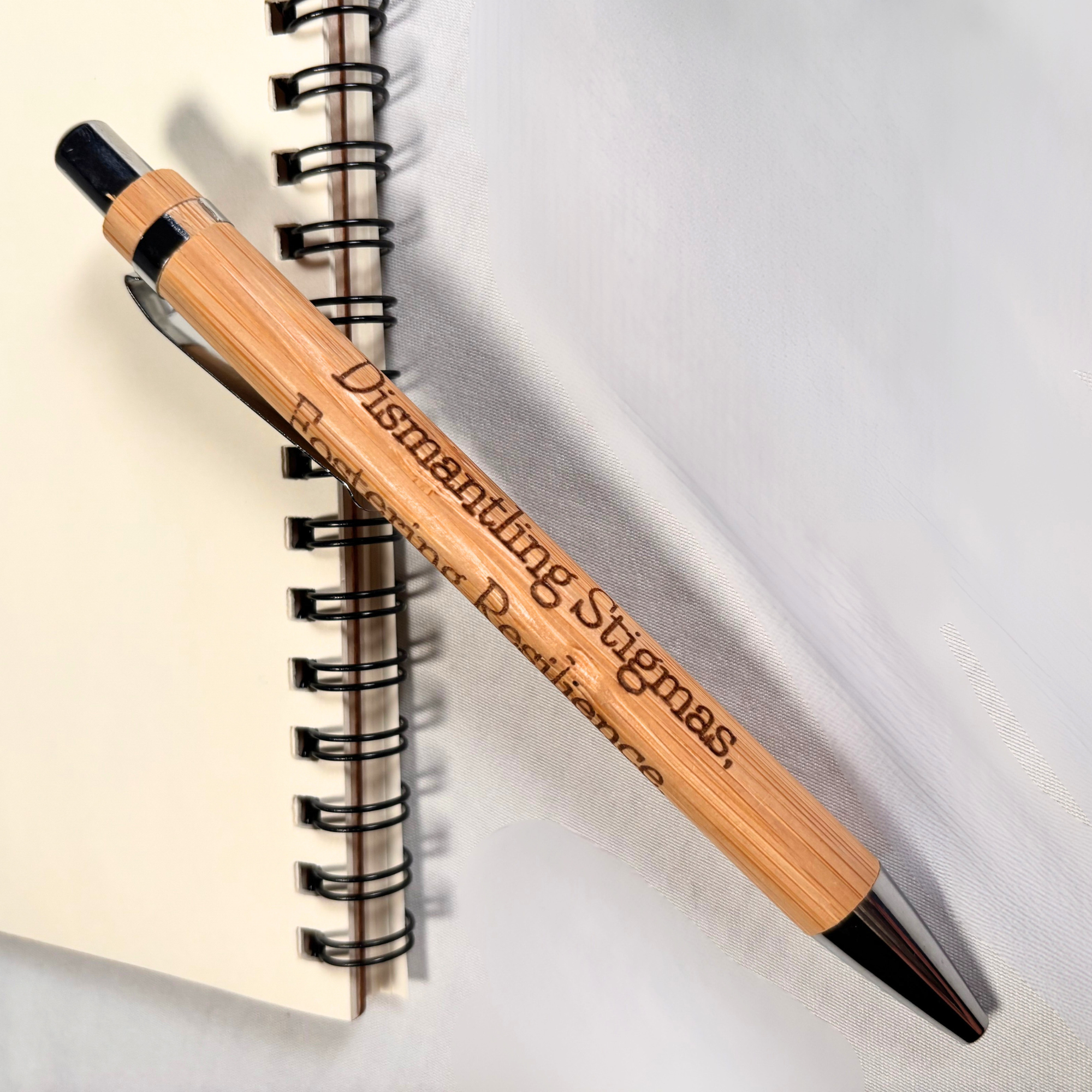 Eco-Friendly Etched Bamboo Pen