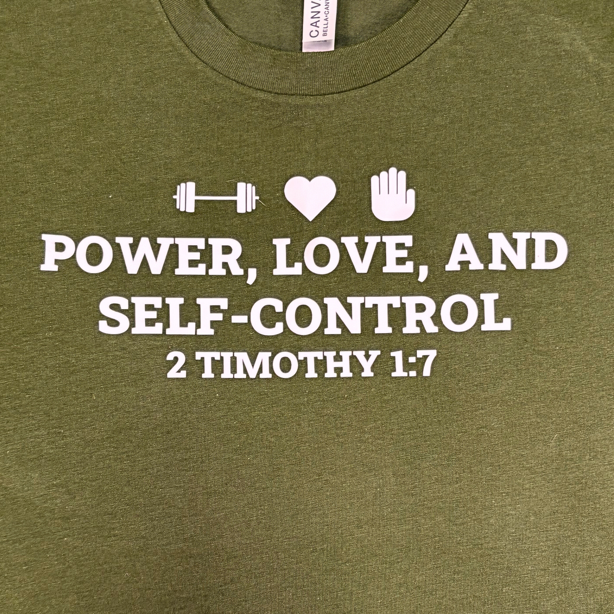 'Power, Love, Self-Control' Graphic T-Shirt