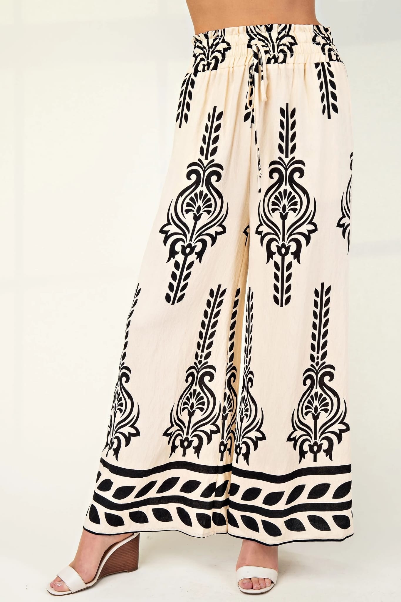 Bohemian Wide-Leg Pants