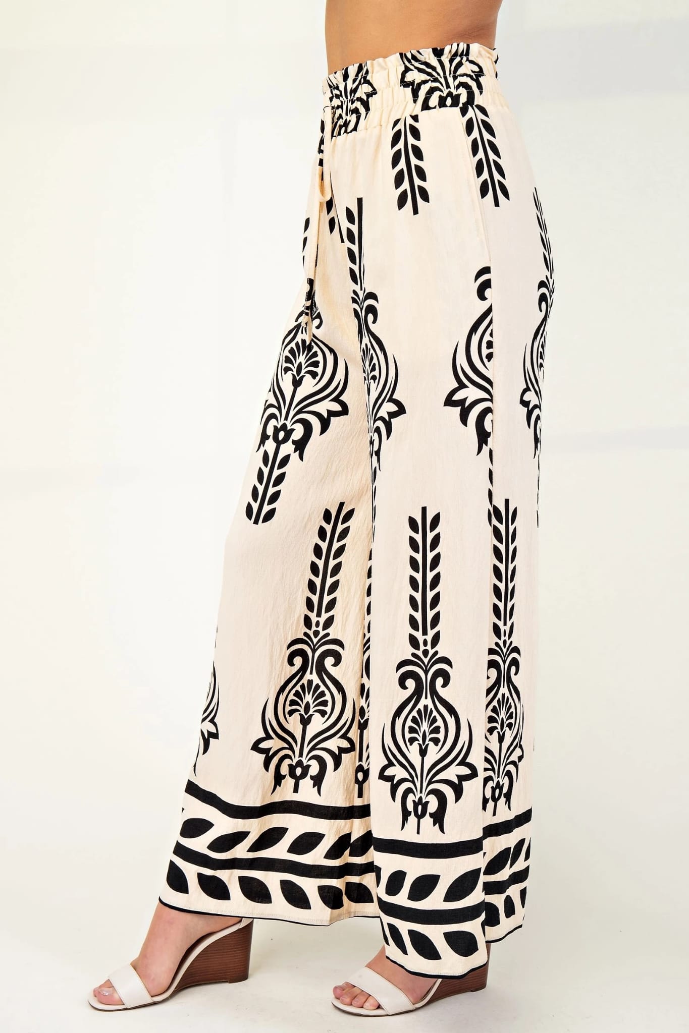 Bohemian Wide-Leg Pants