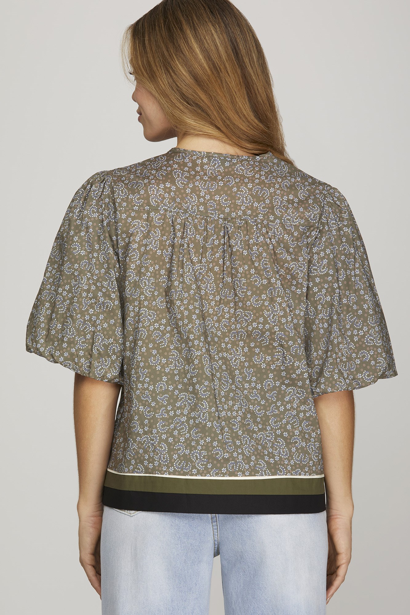 Boho Floral Blouse