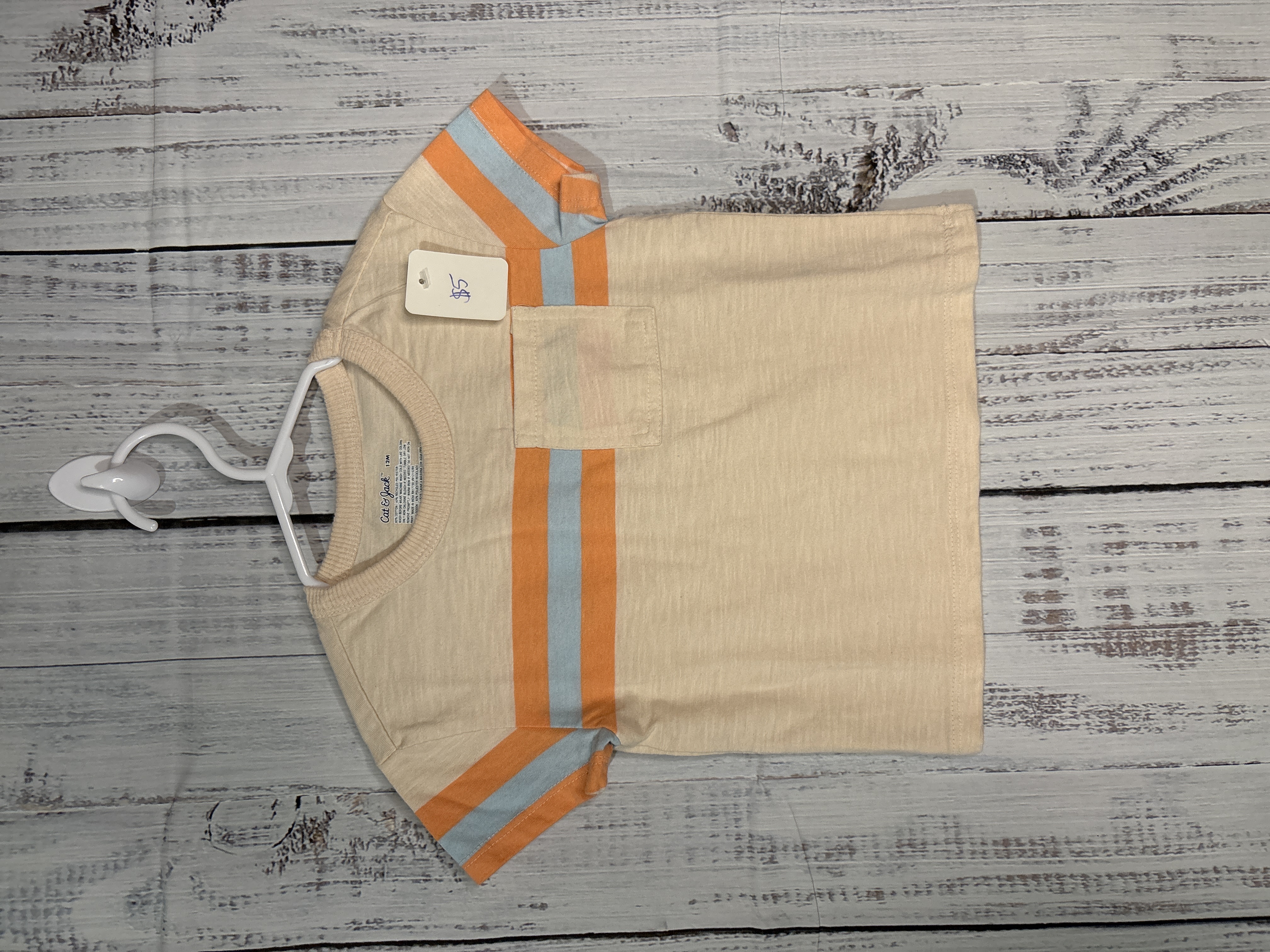 Orange Stripe Shirt 