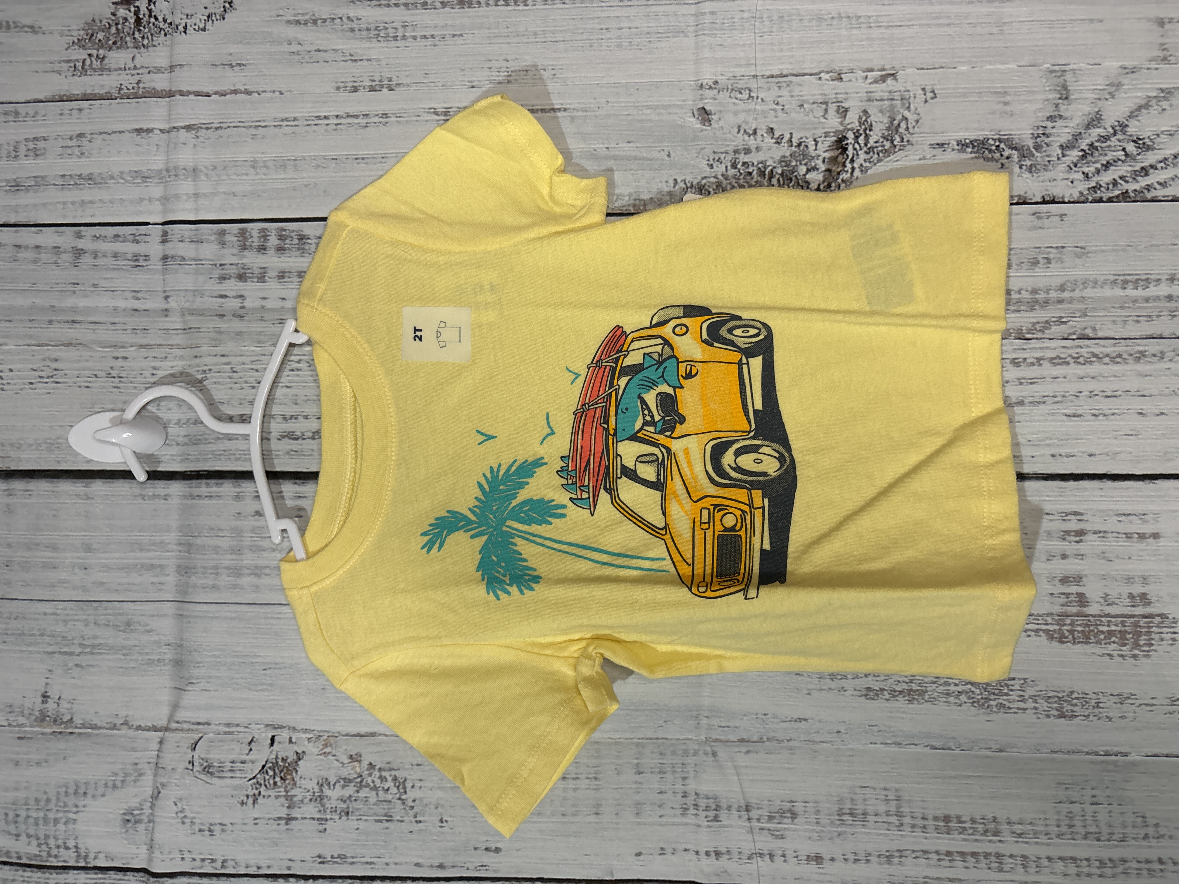 Shark car T-shirt