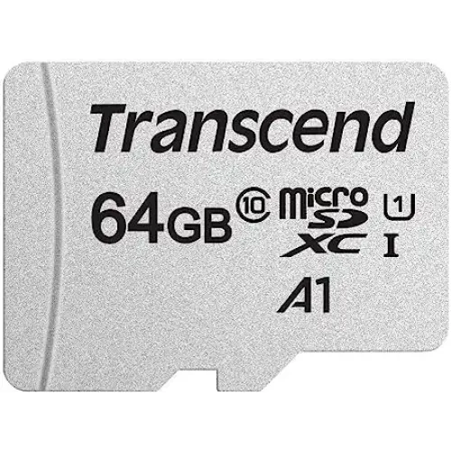 Transcend | 64GB MicroSDXC/SDHC 300S Class 10 Memory Card
