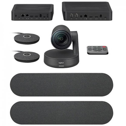 Logitech | Rally Plus Video Conferencing Set (8 Pcs Set/Audio Coverage 24 Feet)