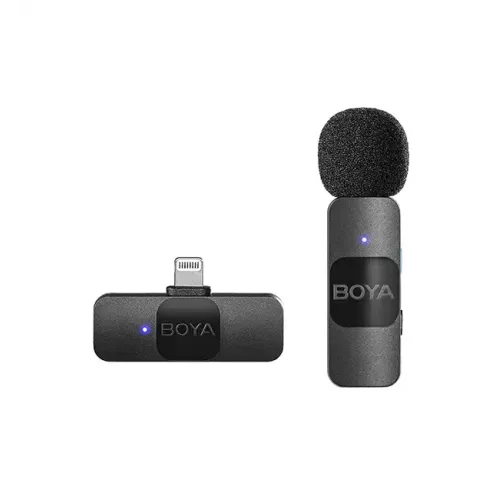 BOYA | BY-V1 Ultracompact 2.4GHz Wireless Microphone System for iOS Device