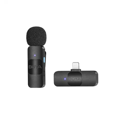 BOYA | BY-V1 Ultracompact 2.4GHz Wireless Microphone System for iOS Device