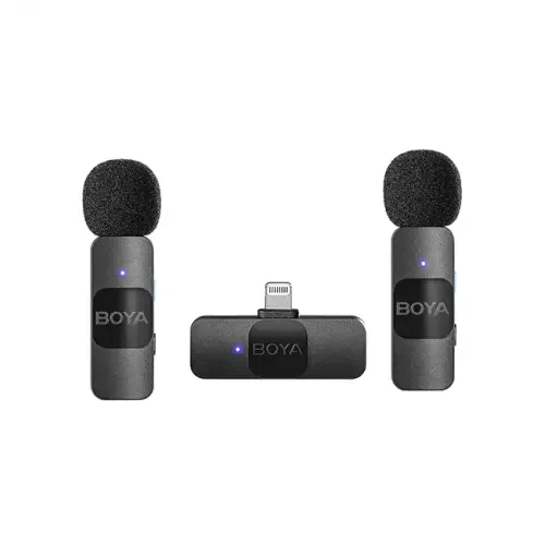 BOYA | BY-V2 Ultracompact 2.4GHz Wireless Microphone System for iOS Device