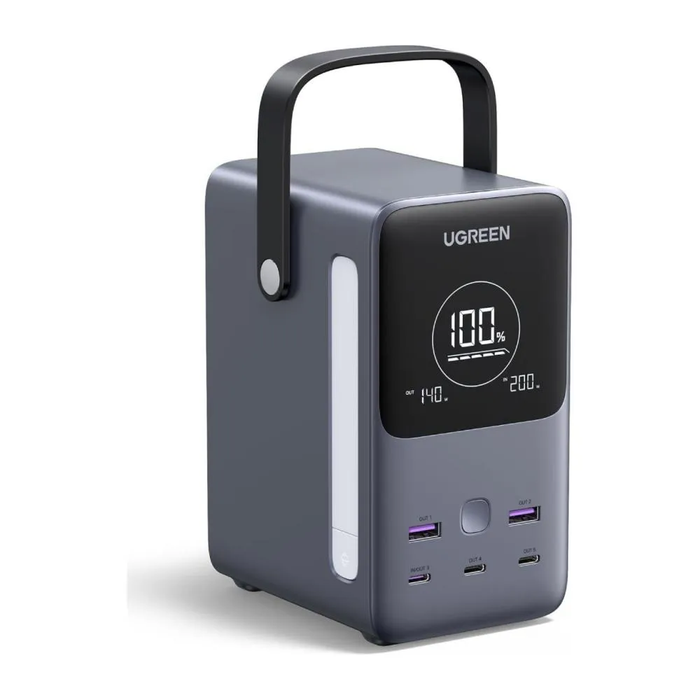 UGREEN | 300W 48000mAh 5 Ports Portable Charger Power Bank with Smart Digital Display