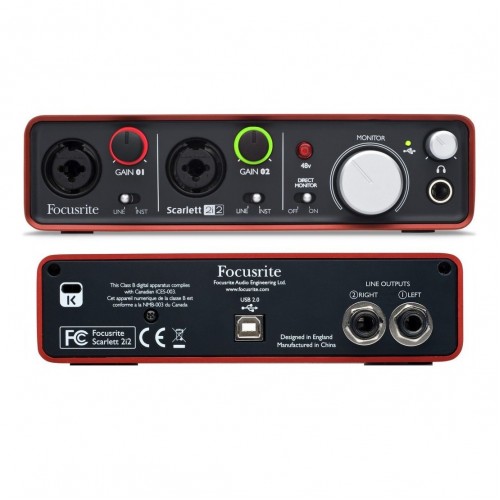 Focusrite | Scarlett 2i2 3rd Generation PC Audio Interface