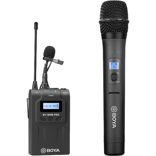 Boya | BY-WM8 PRO-K3 UHF Camera-Mount Wireless Handheld Microphone System