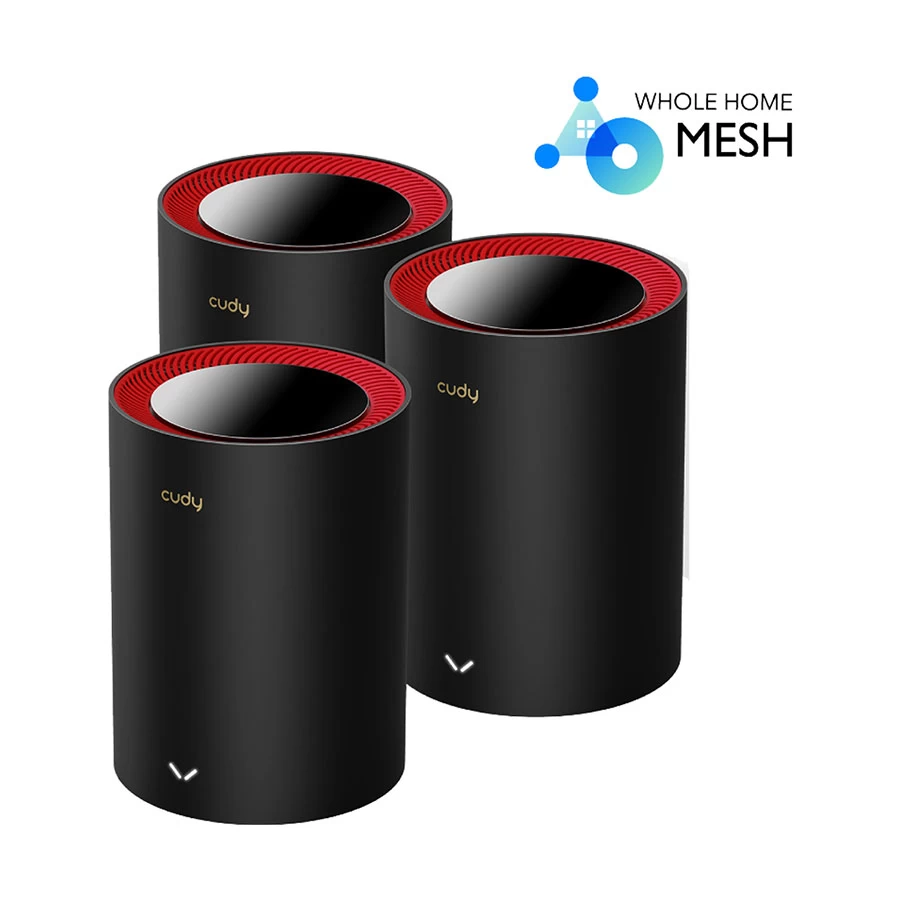 Cudy M3000 AX3000 Mbps Gigabit Dual-Band Mesh Wi-Fi 6 System (3-Pack)