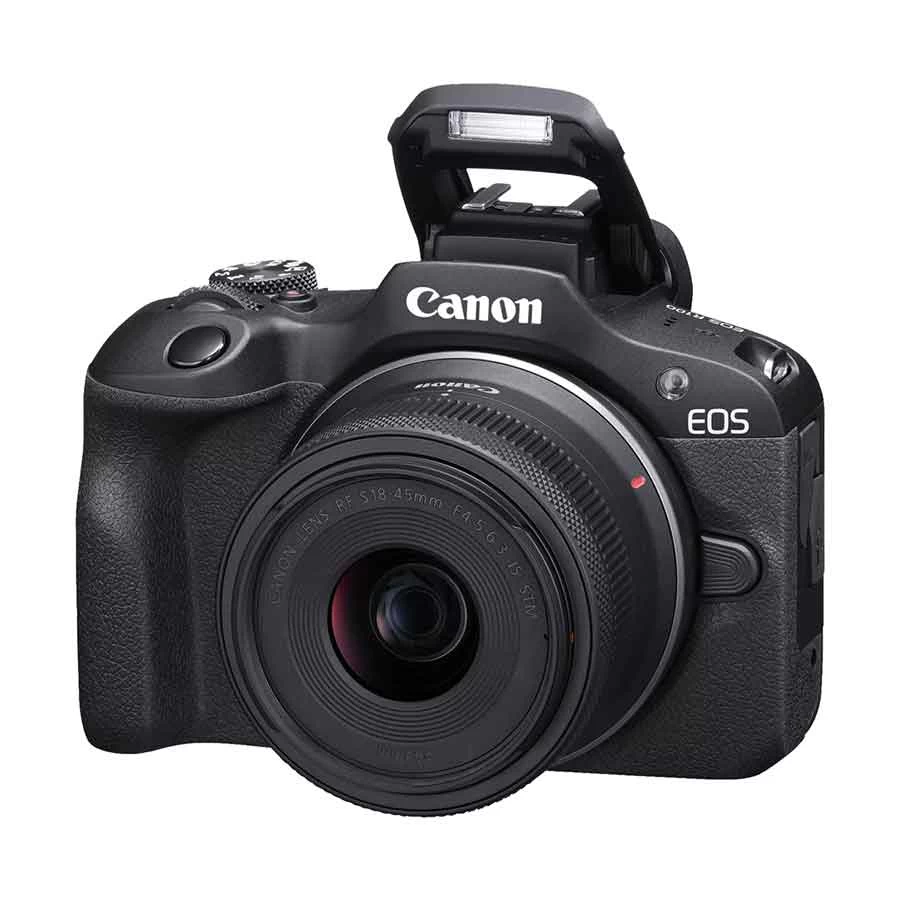 Canon EOS R100 Mirrorless Camera Body with RF-S 18-45mm F4.5-6.3 IS STM Lens (No Warranty)