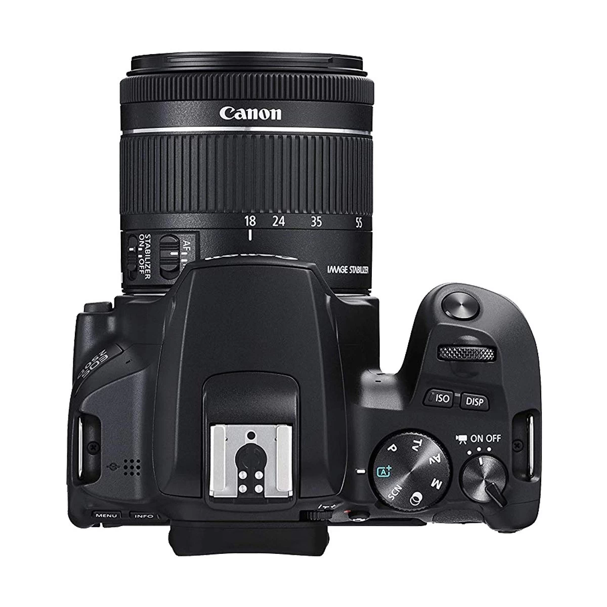 Canon EOS 250D Body with EF-S 18-55mm f/4-5.6 IS STM Lens (Black) (No Warranty)