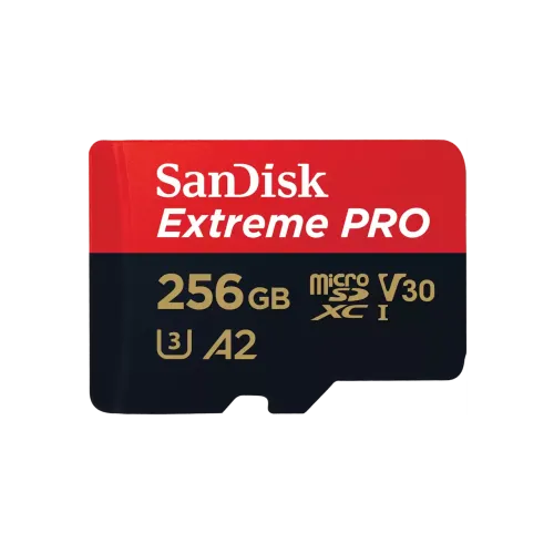 Sandisk Extreme PRO 256GB 200mbps MicroSDXC UHS-I Memory Card With Adapter