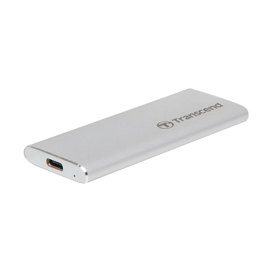 Transcend ESD260C 500GB USB 3.1 Gen 2 Type-C Silver Portable SSD 