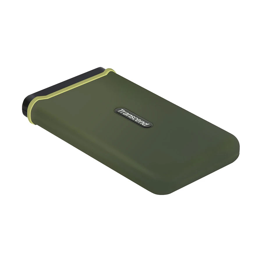 Transcend ESD380C 500GB USB 3.2 Gen 2 Type-C Military Green Portable External SSD