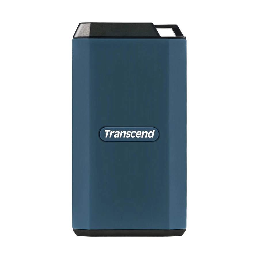 Transcend ESD410C 4TB USB 3.2 Gen 2 Type-C to USB Type-A Dark Blue Portable External SSD