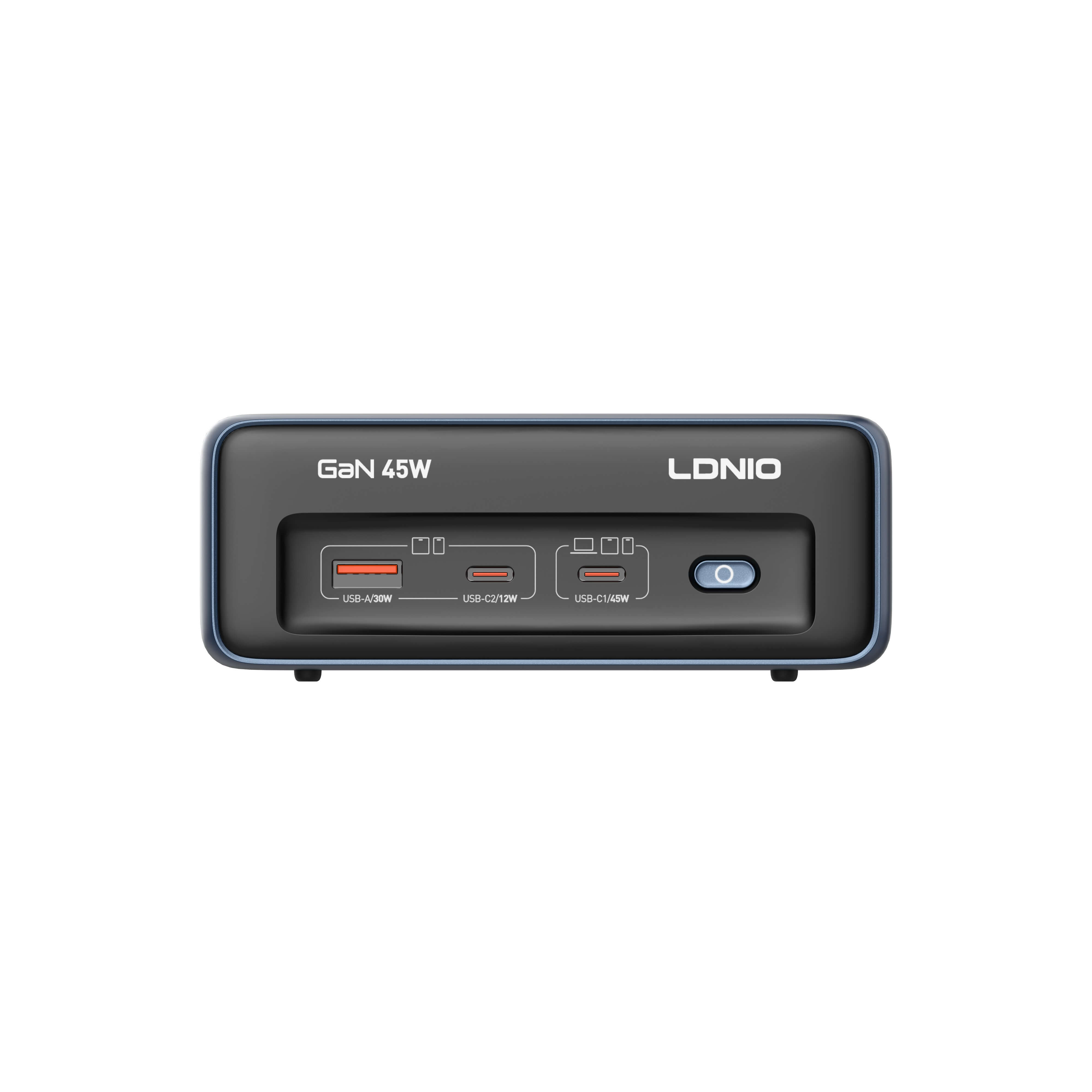 LDNIO SE3 45W PD adapter EU power strip, 2500W power strip socket