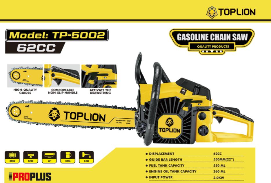 Top Lion Gasoline Chain Saw