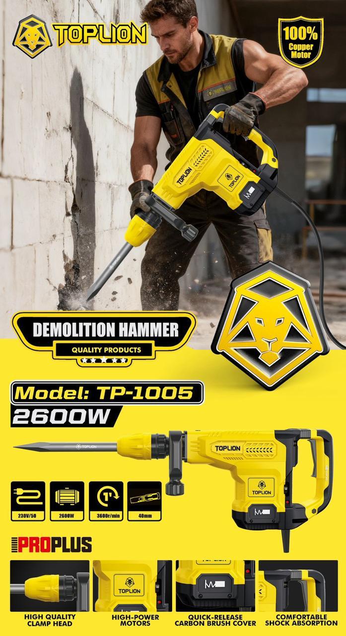 Toplion Demolition Hammer