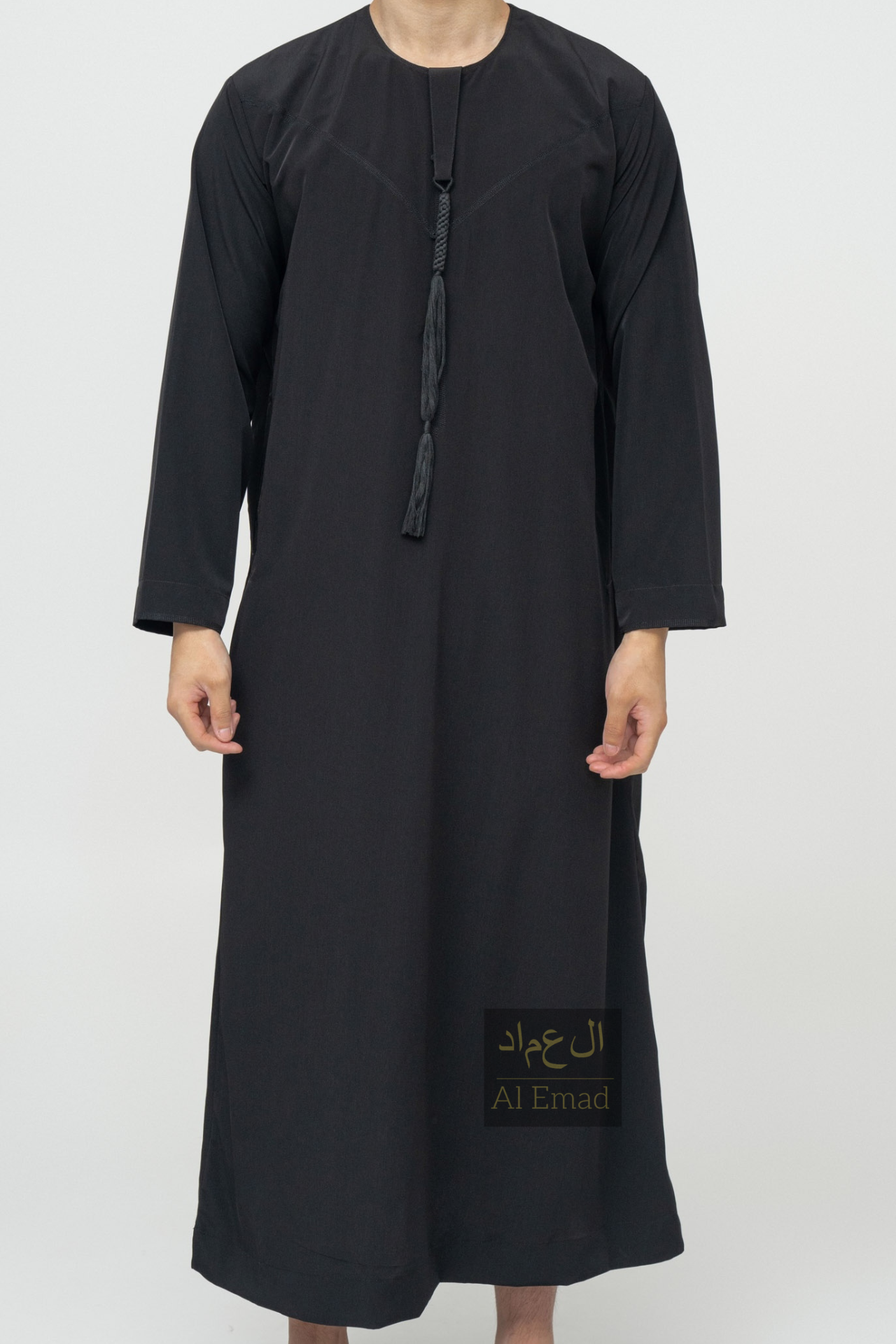 Qamis Émirati Noir - Adil