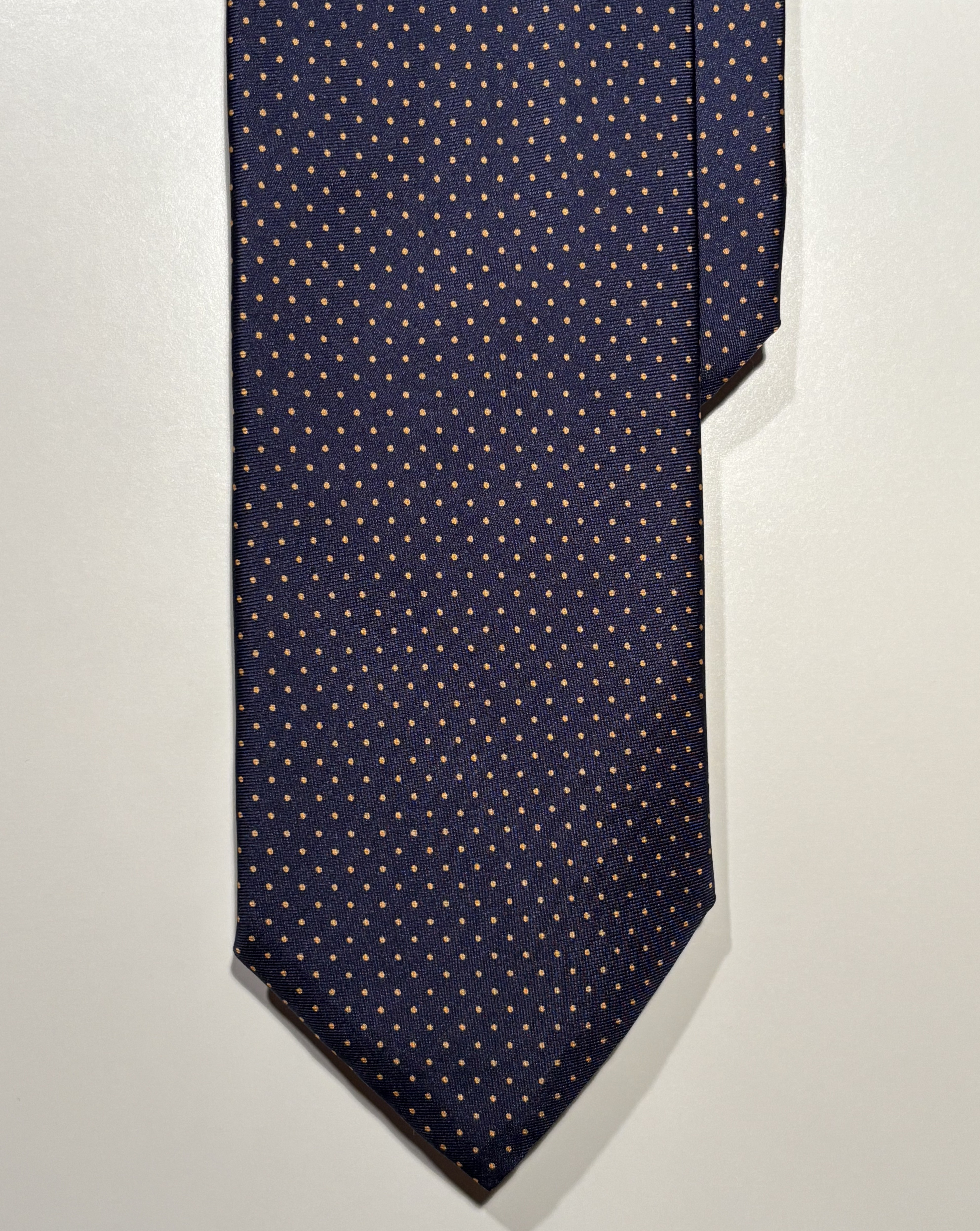 Cravate Bleu Marine “Mayfair Dots”