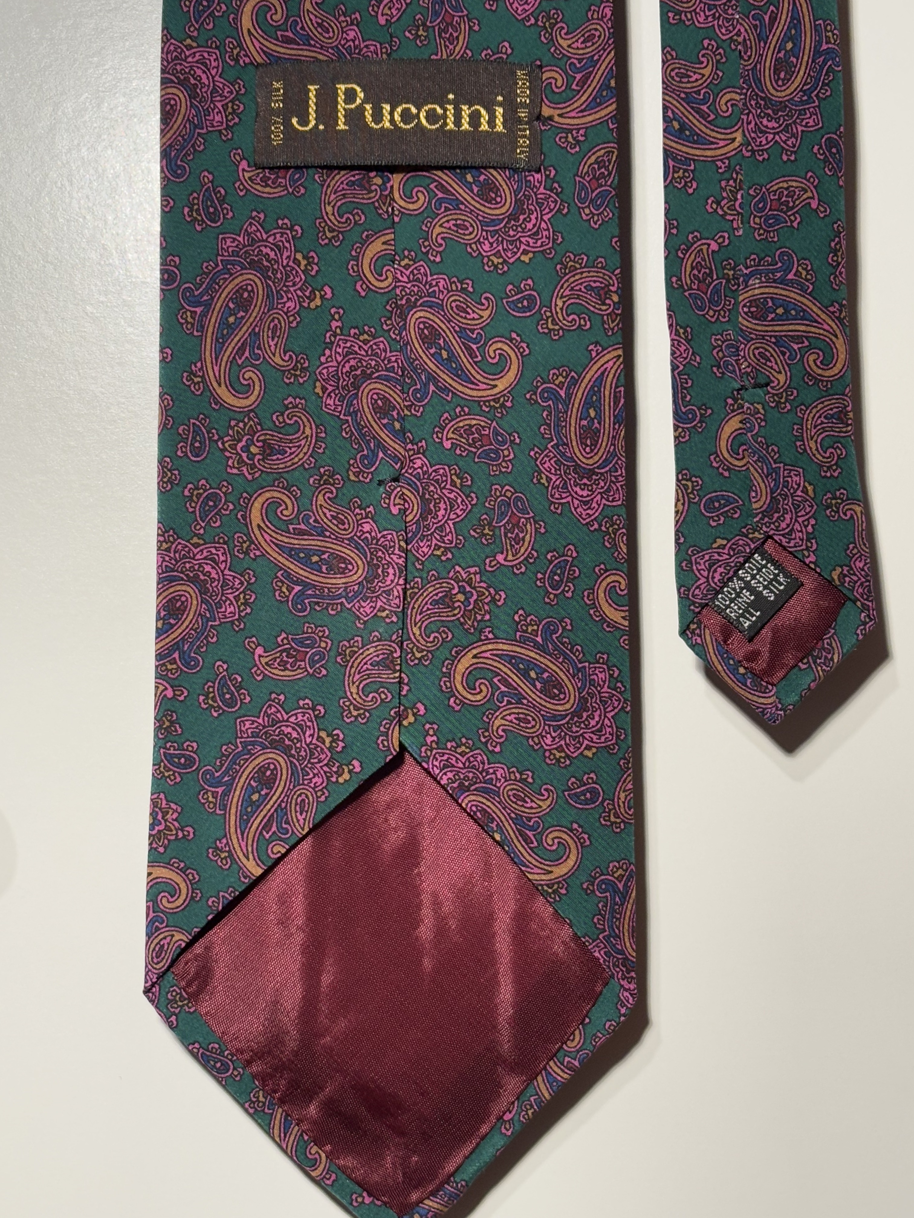Cravate paisley “Mazarine”