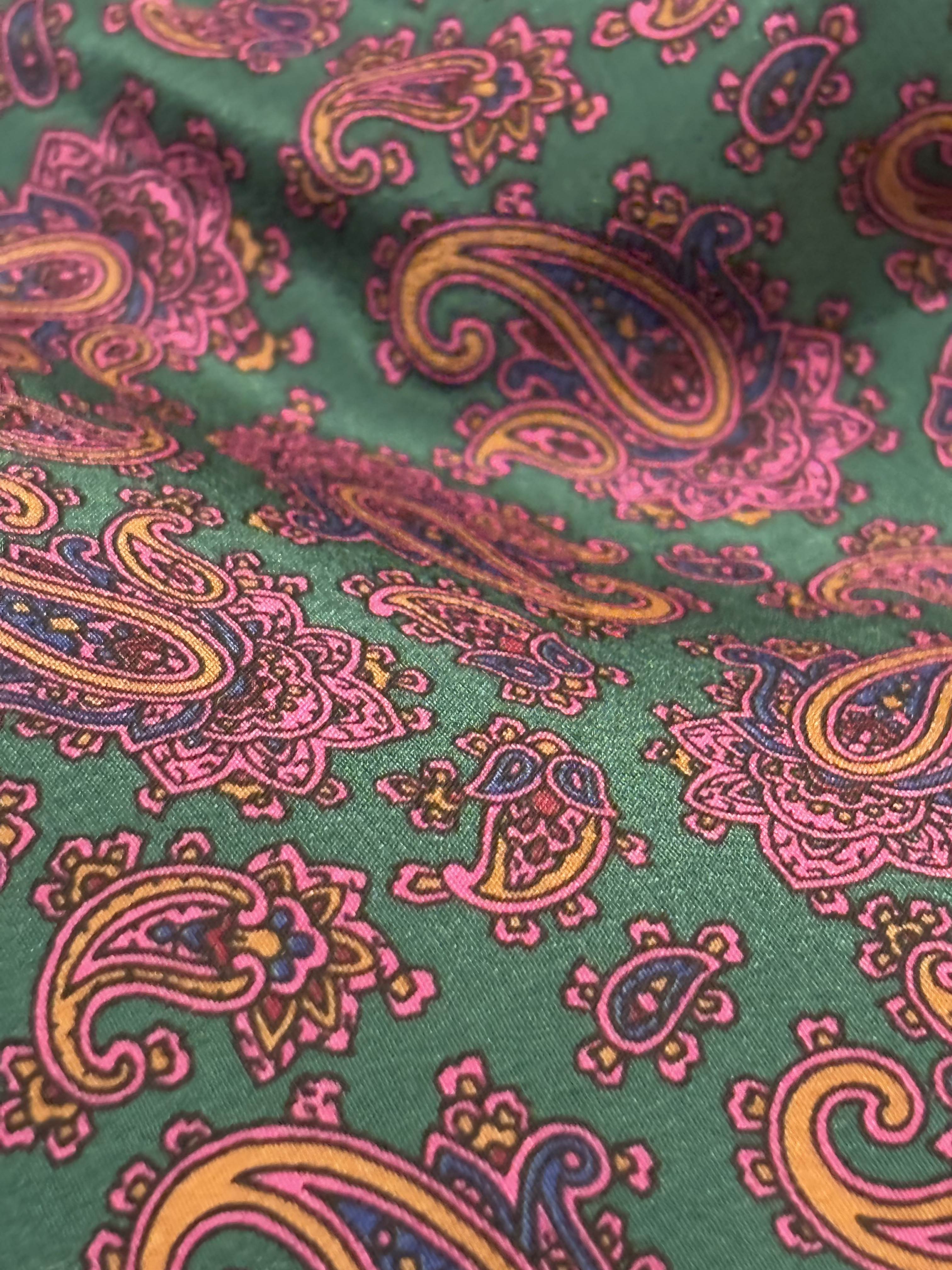 Cravate paisley “Mazarine”