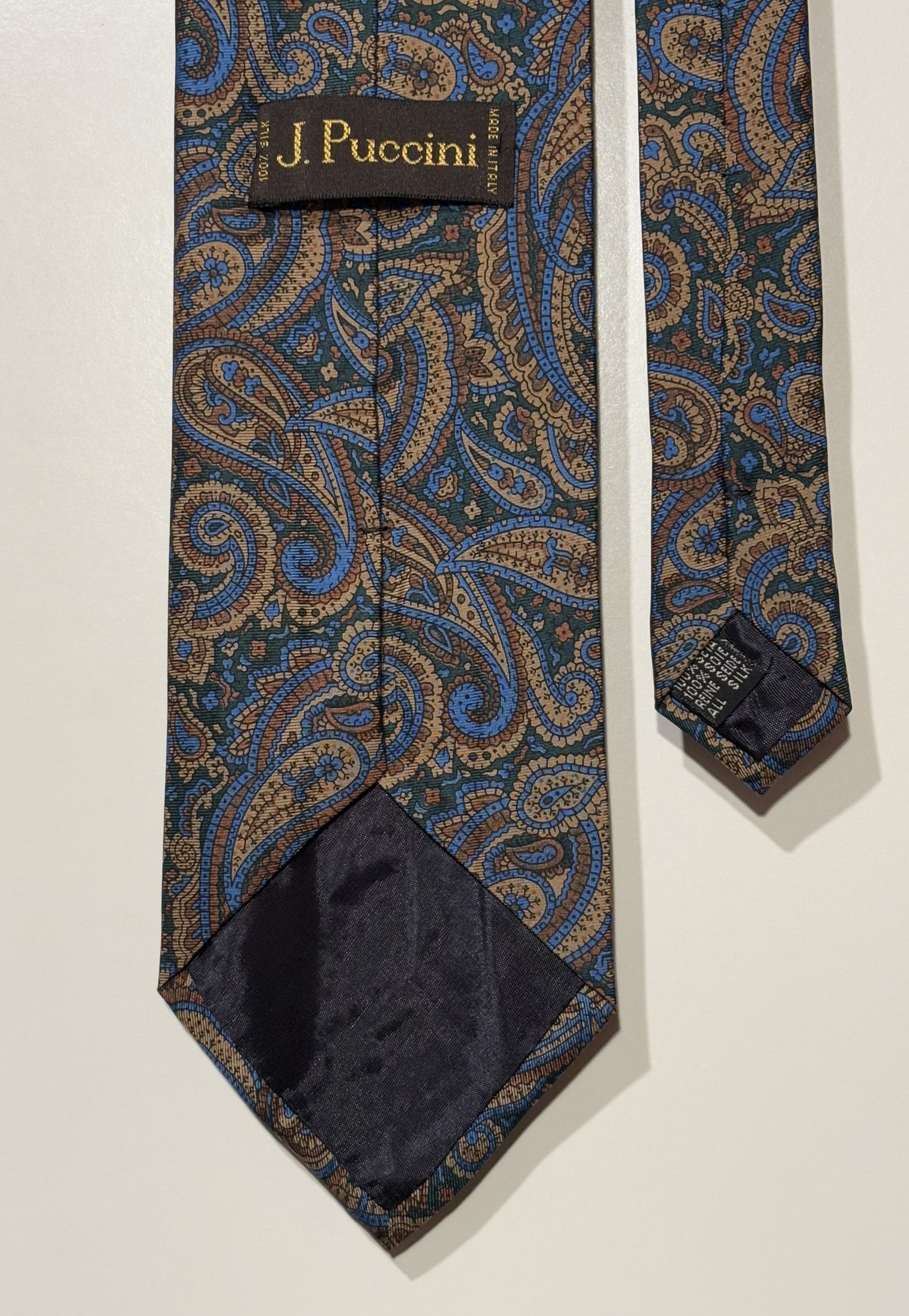 Cravate Vert Foncé Paisley “Cambridge”