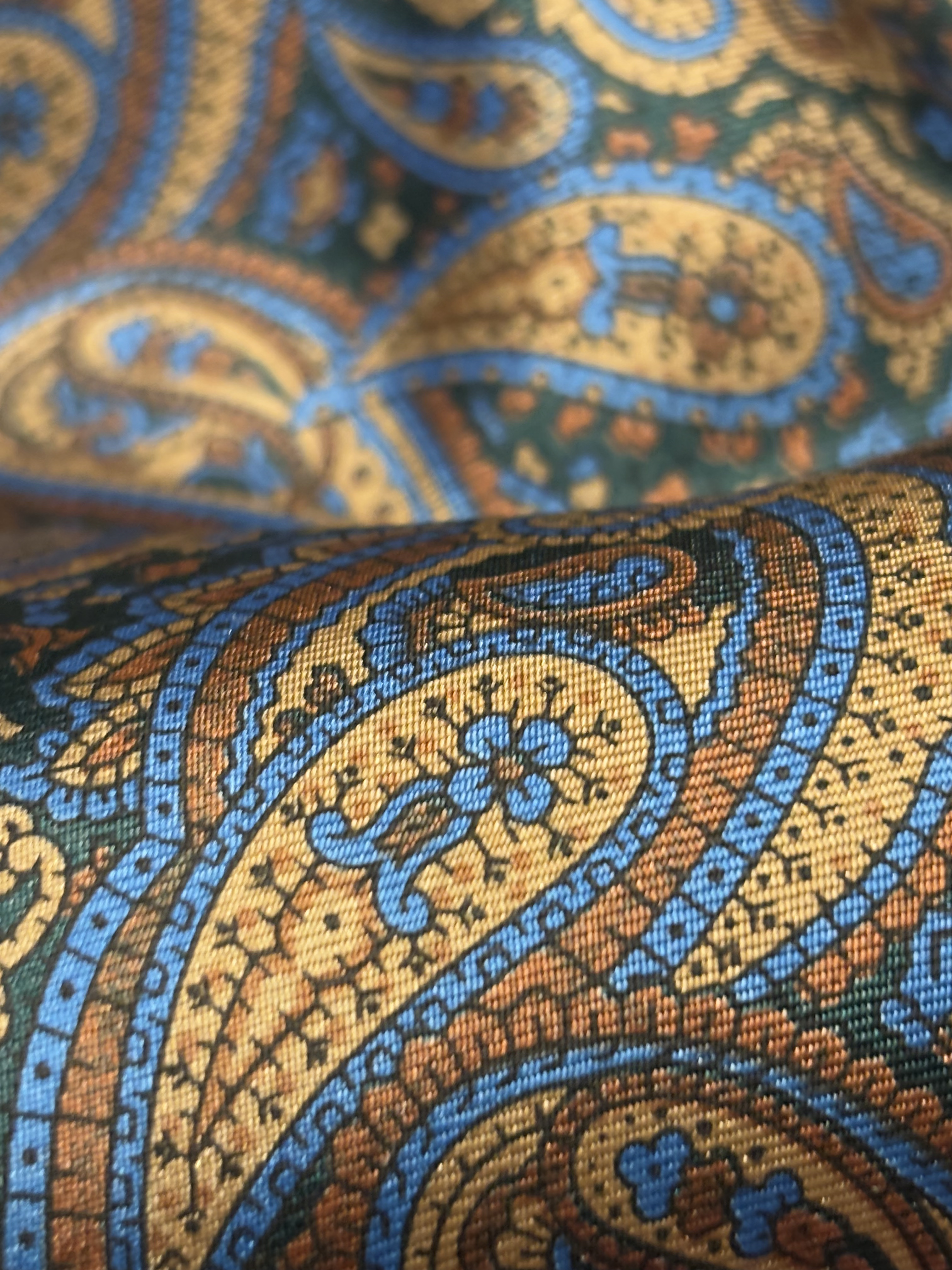 Cravate Vert Foncé Paisley “Cambridge”