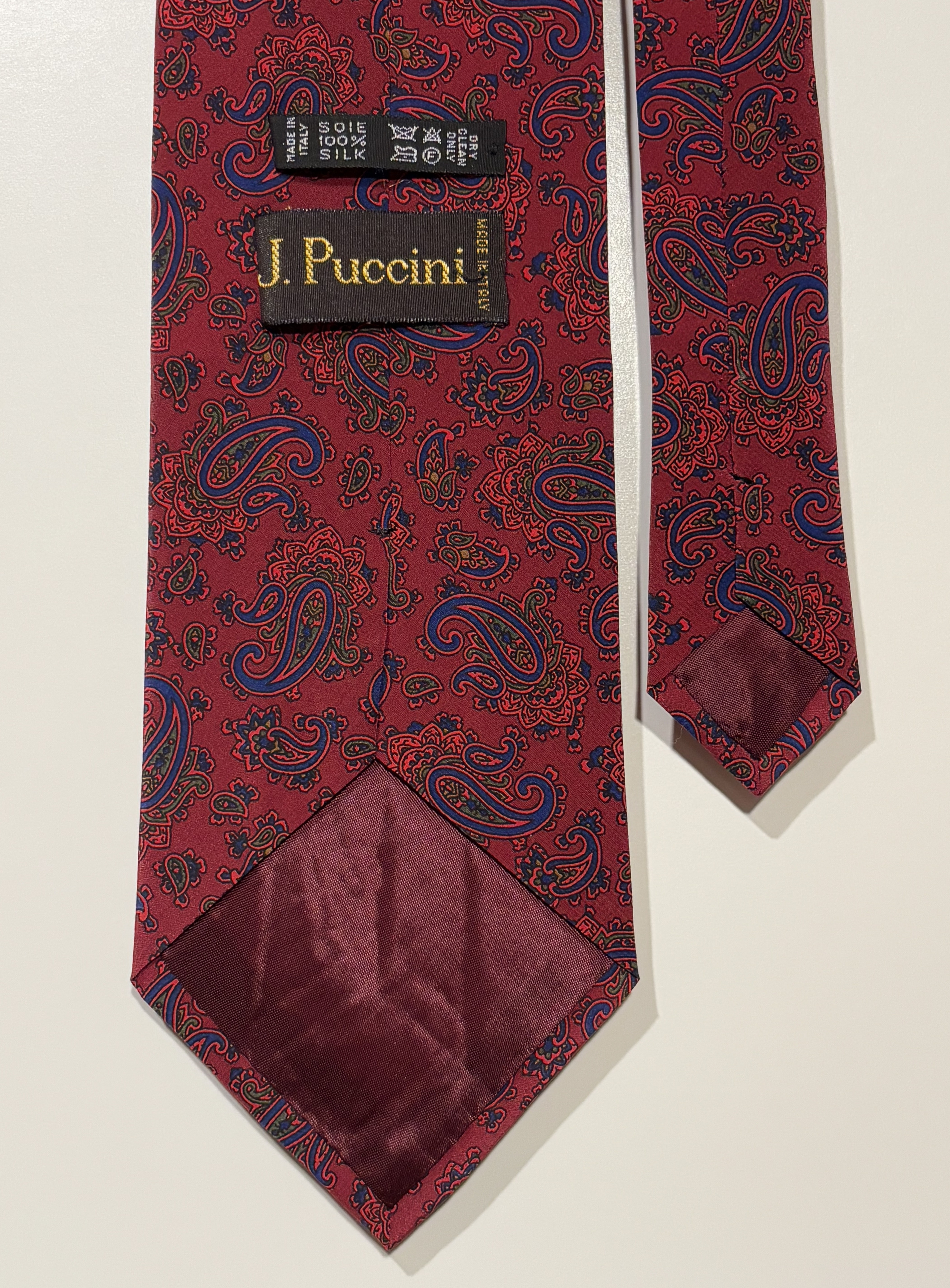 Cravate Bordeaux Paisley “Lorenzo”