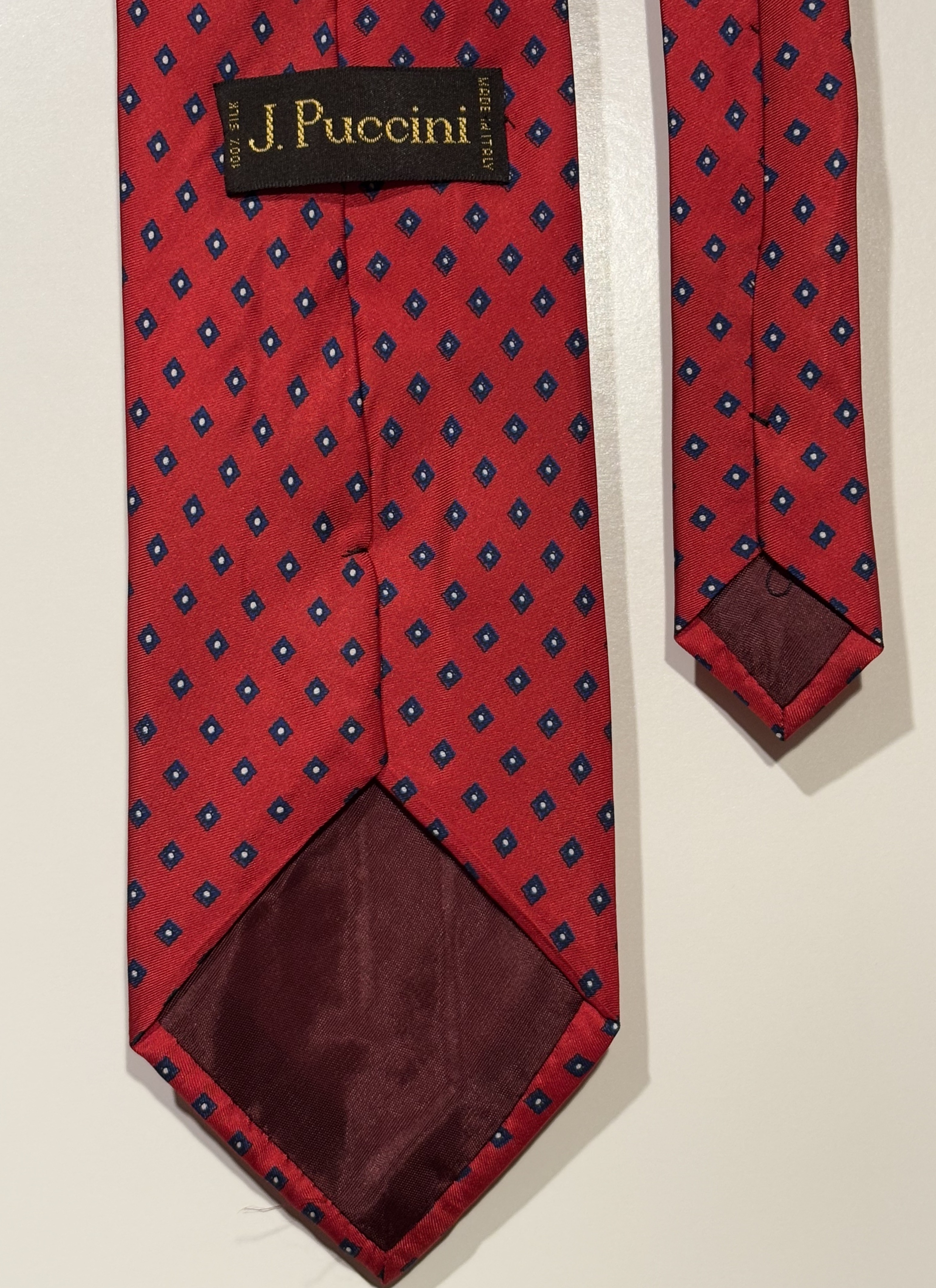 Cravate Rouge Brique “Petit Salon”