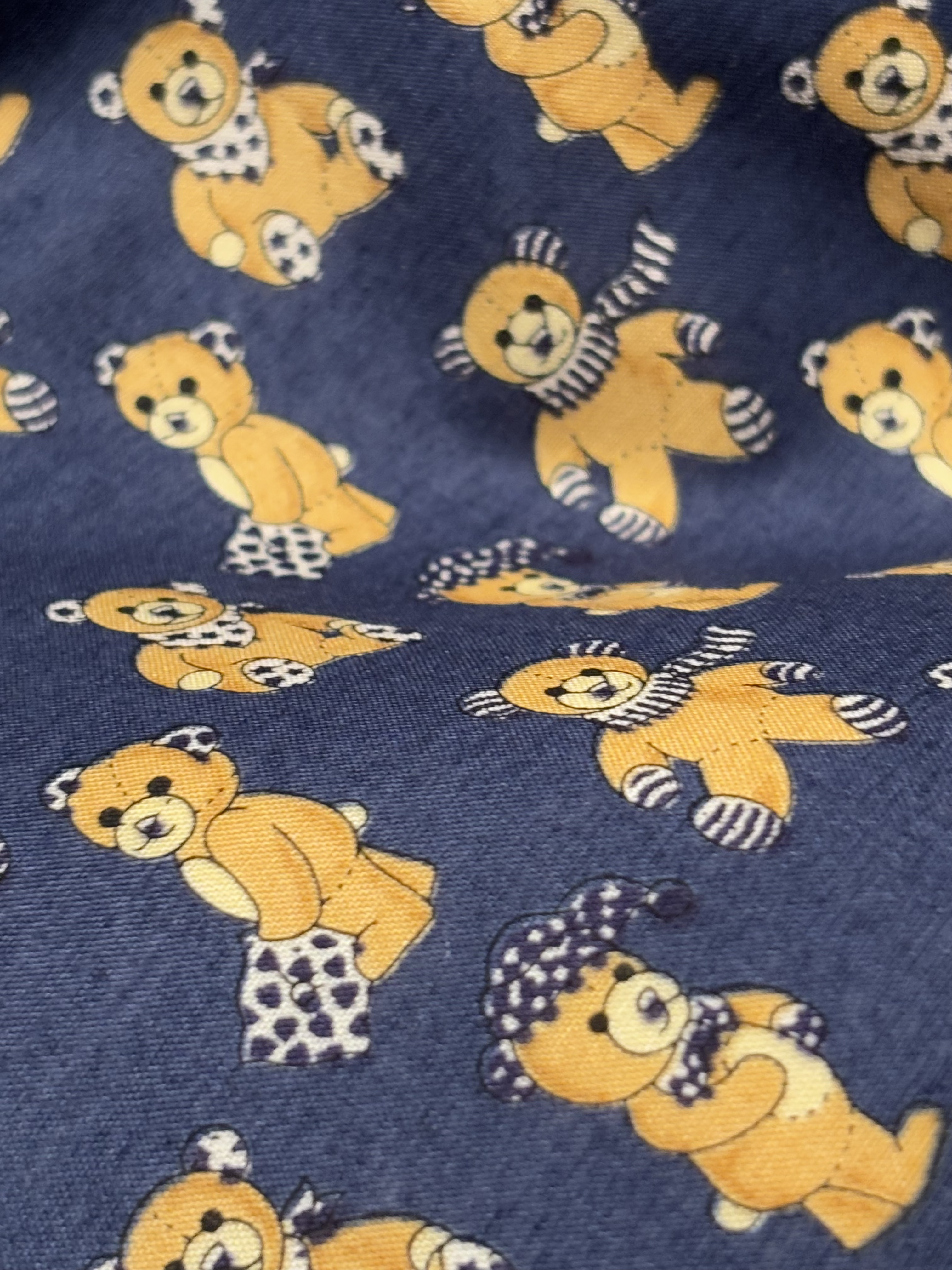 Cravate Bleu Nuit “Teddy Parade”