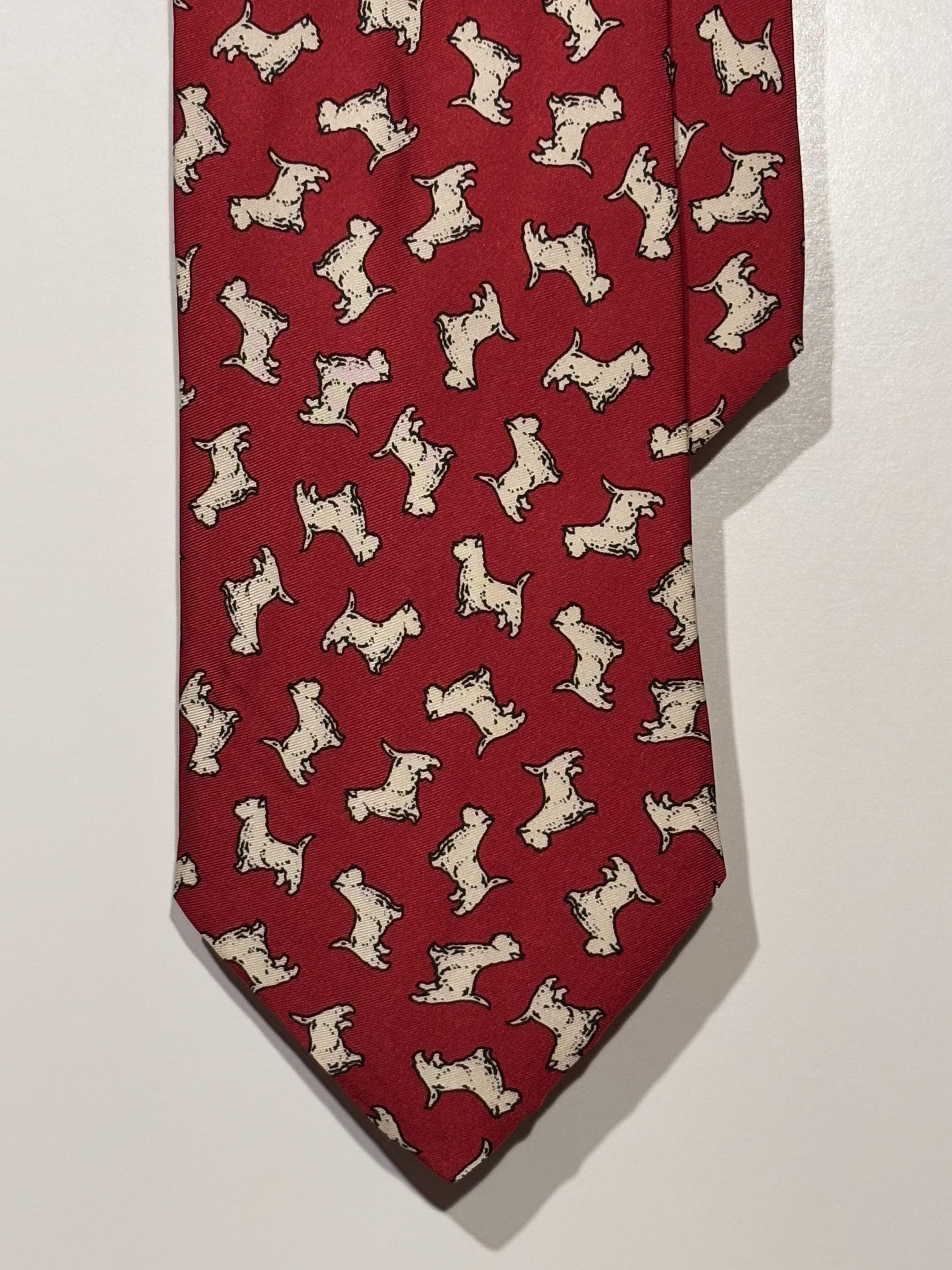 Cravate Rouge “Terrier Club”