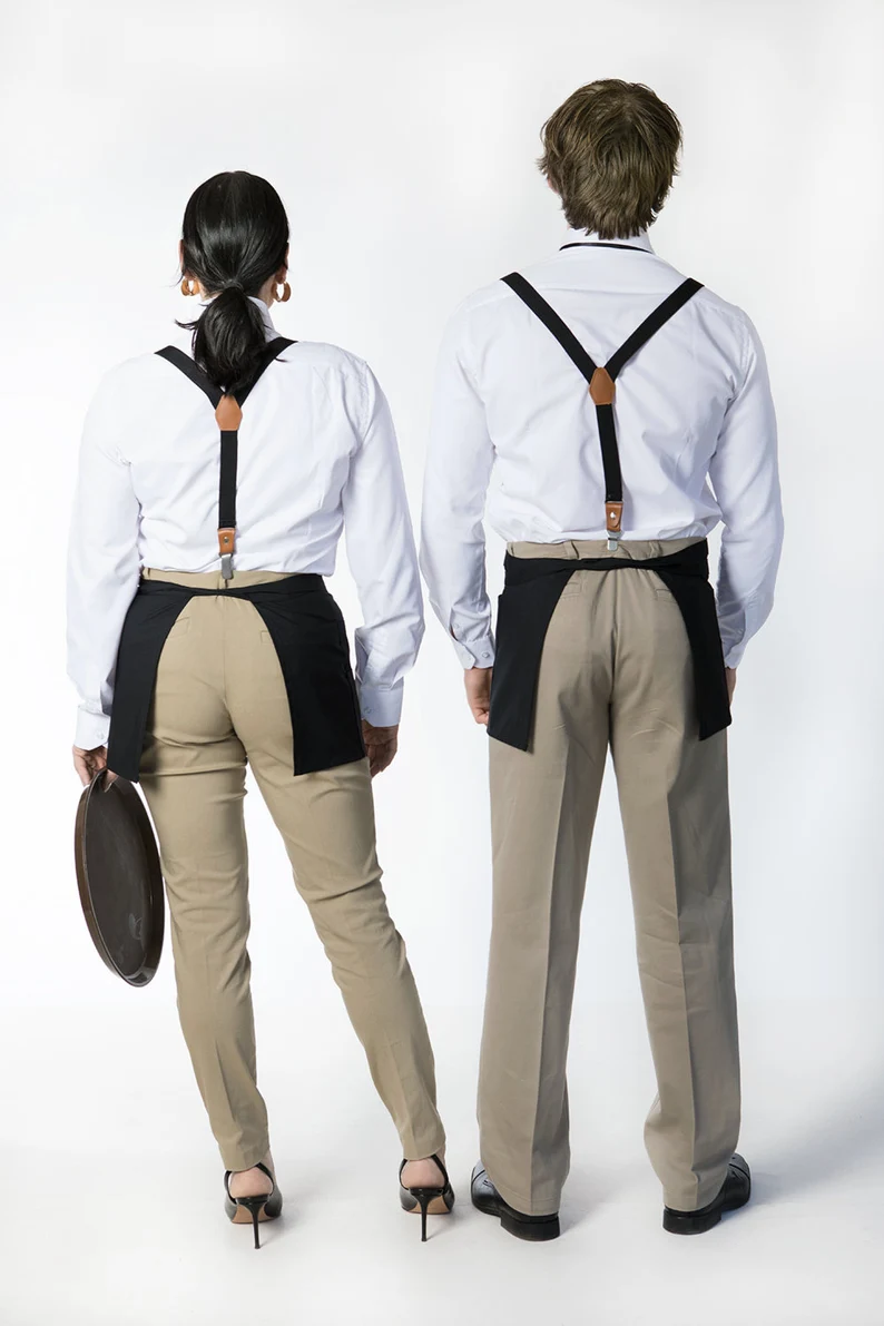 Short Bistro Half Apron Cocktail Length/Organizing