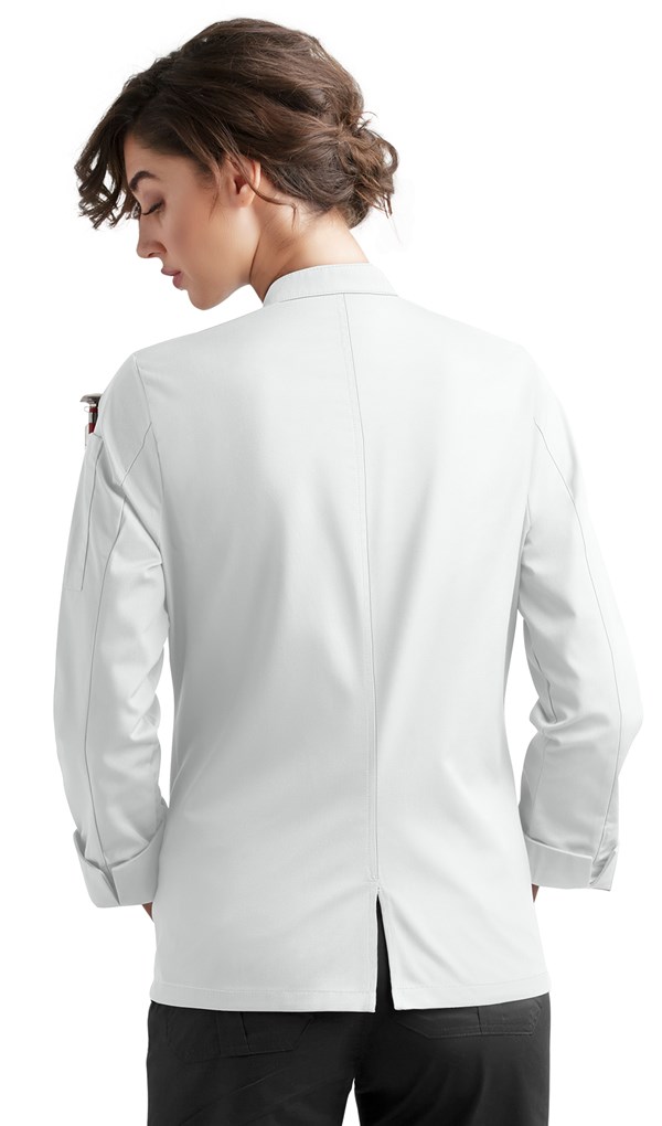 Solid Long Sleeve Women's Chef Jacket