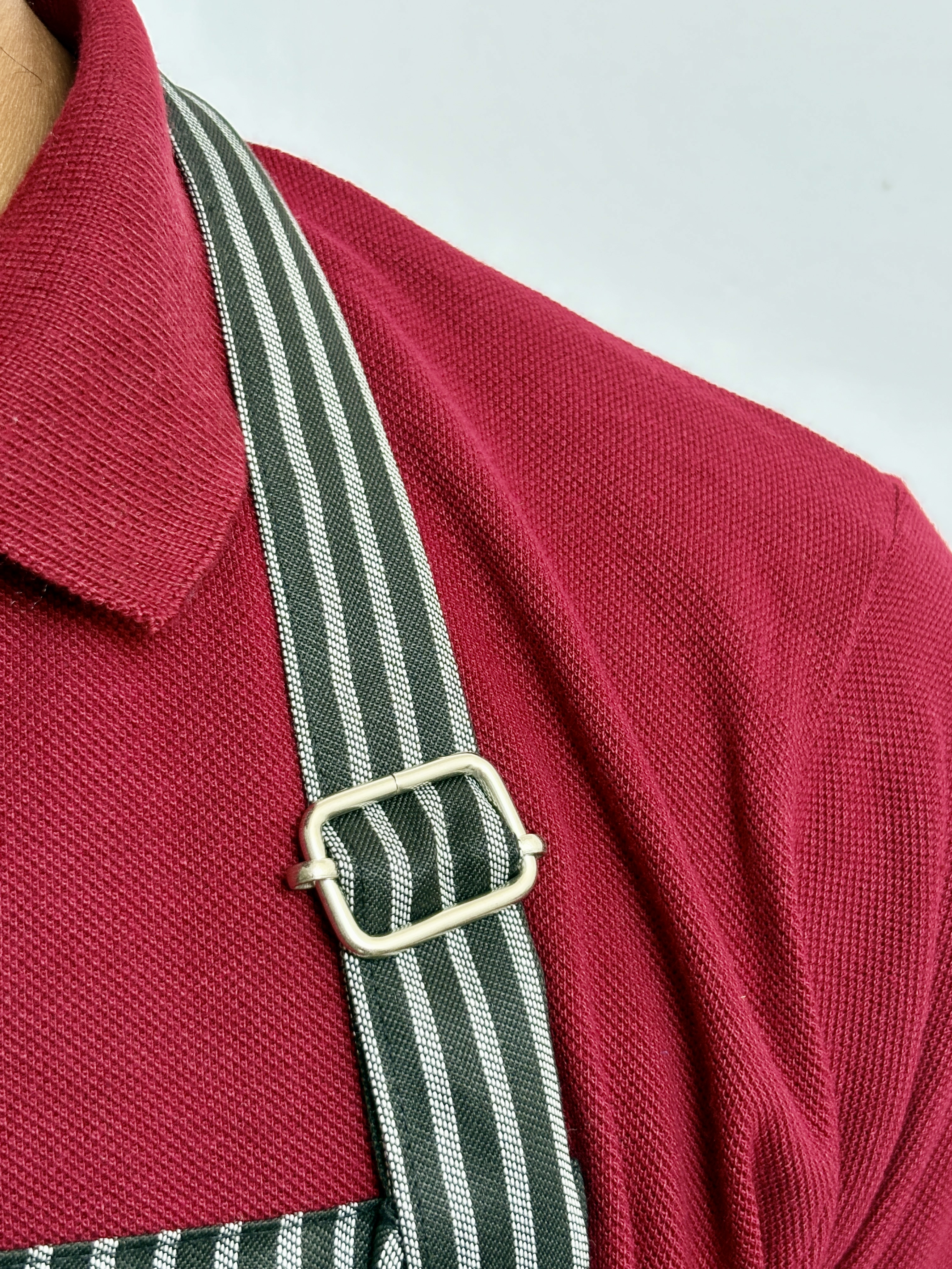 Bib Apron for Chef & Waiter – Black White Stripe | Pack of 2