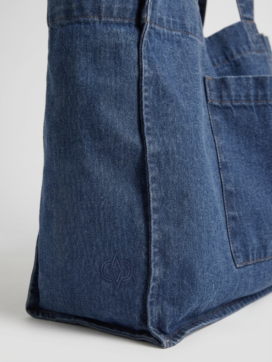The Executive Denim Utility Tote 