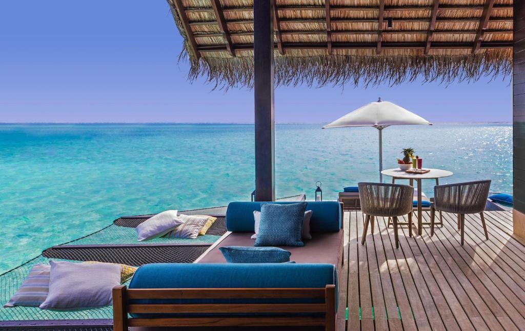 Ponton aux Maldives