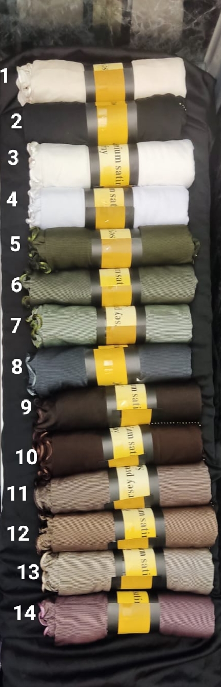 Hijab jersey premium frisse avec strass