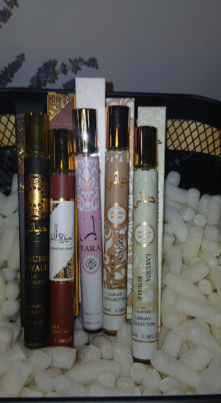 lot 5 mini parfum Dubaï 