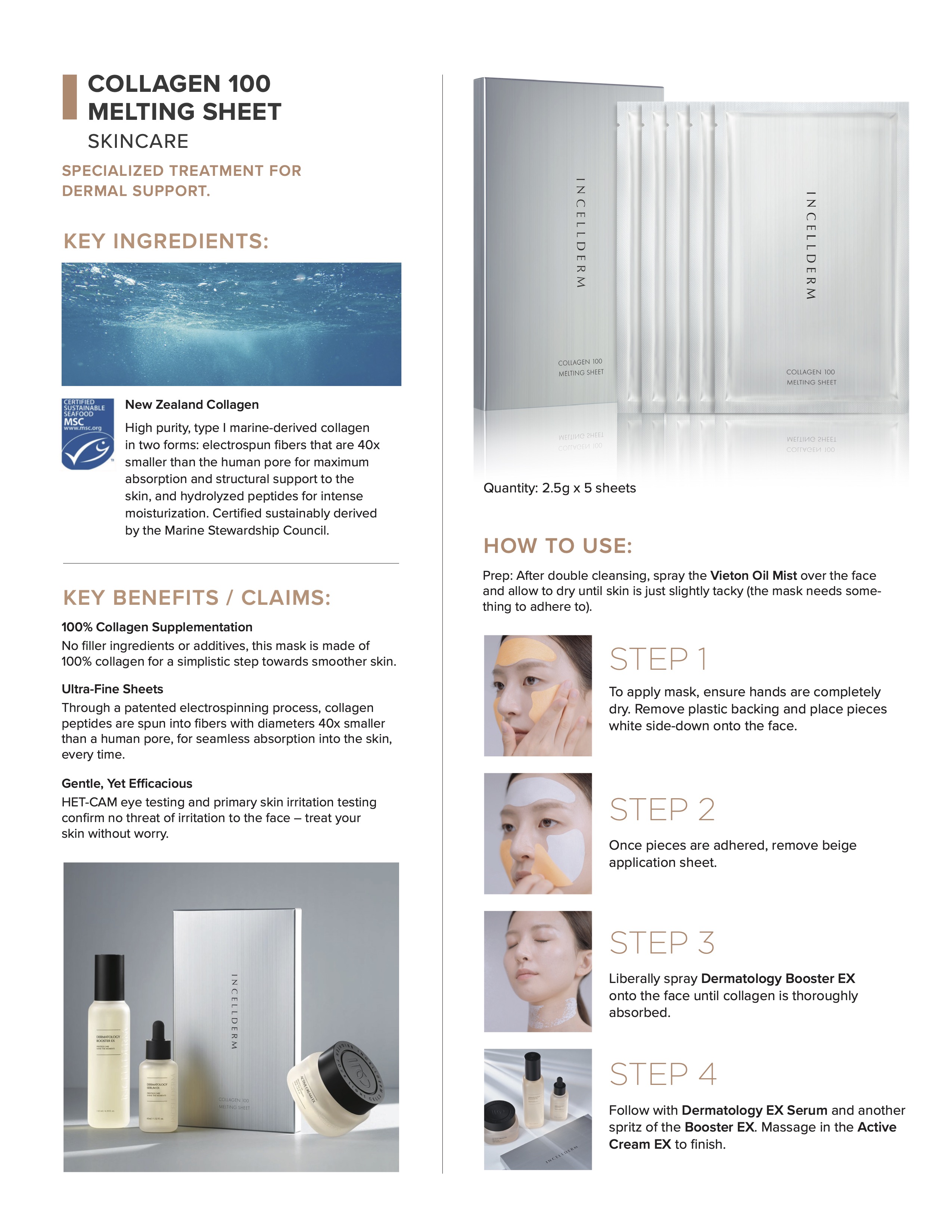 COLLAGEN 100 Melting Sheet