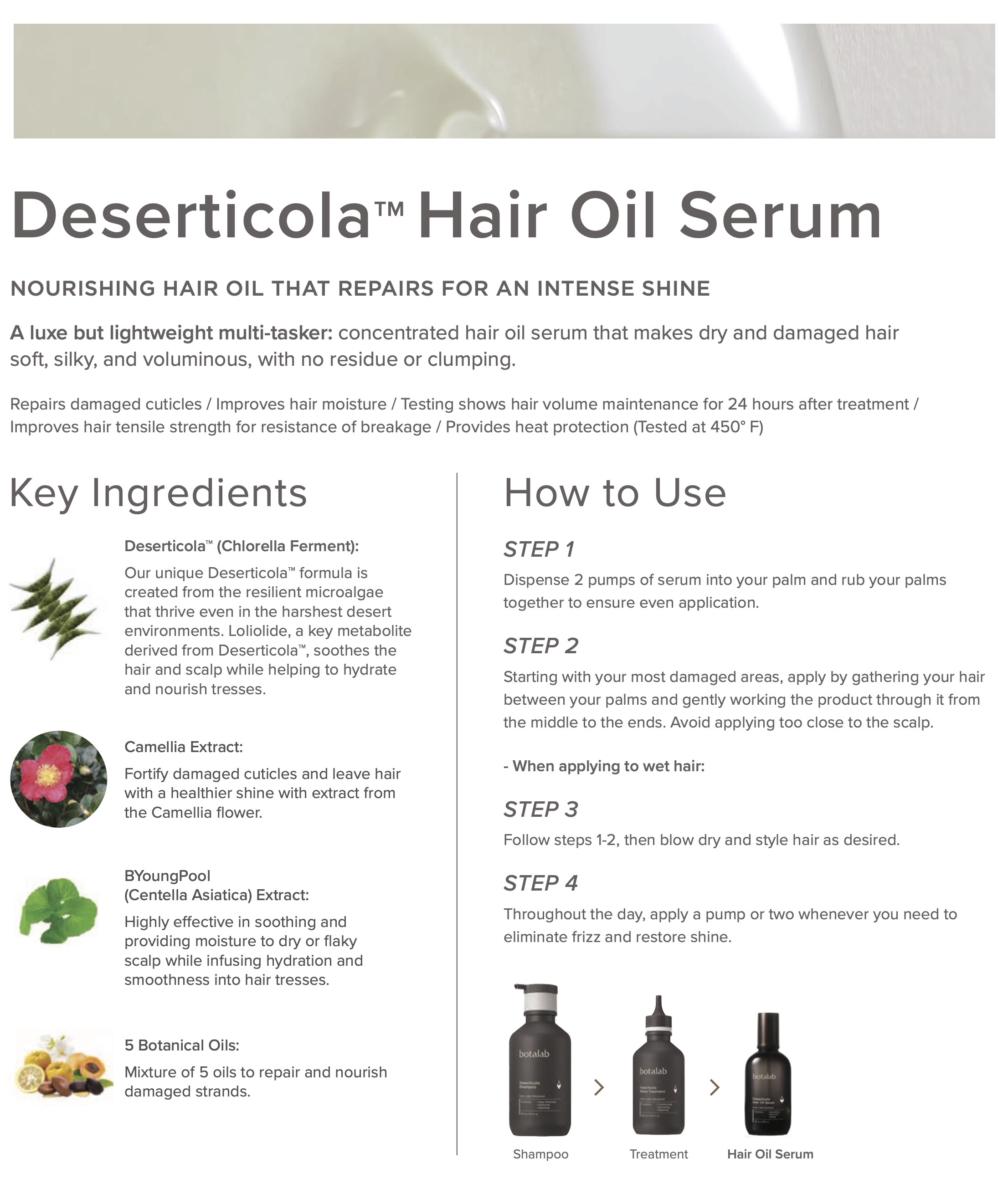 Deserticola Plus Hair Oil Serum