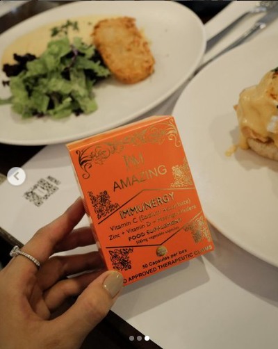 Amazing Immunergy Vit C + Zinc + Vit D + Moringa Oleifera Food Supplement